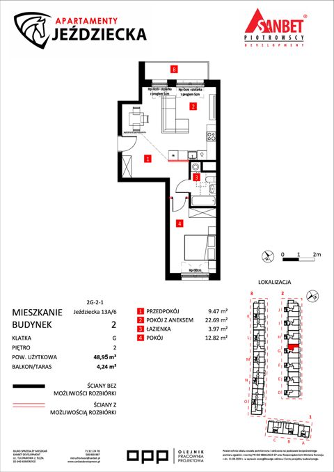 Plan 2 pok. 49m²
