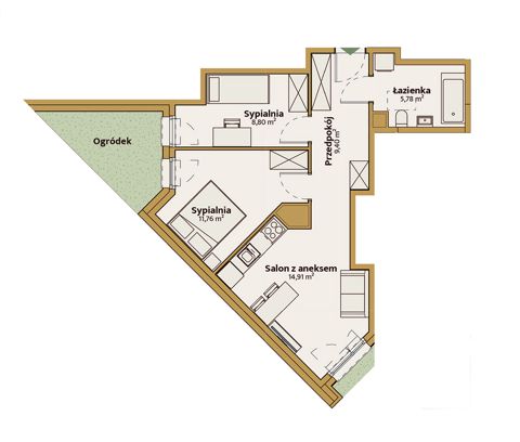 Plan 3 pok. 51m²