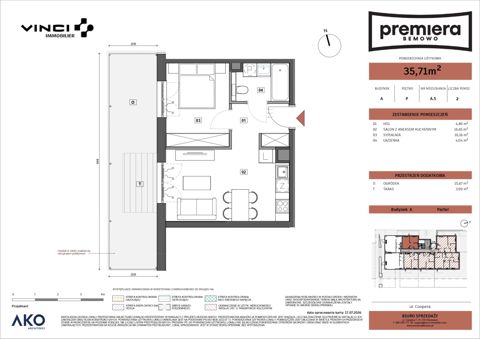 Plan 2 pok. 36m²