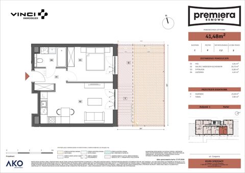 Plan 2 pok. 41m²