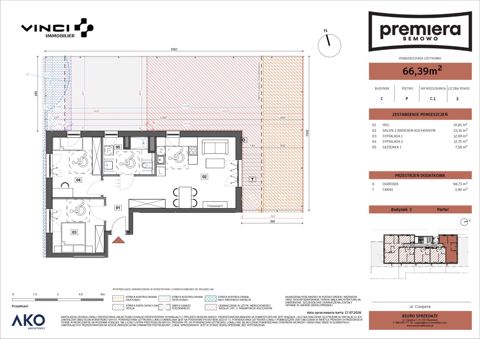 Plan 3 pok. 66m²