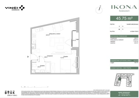 Plan 2 pok. 46m²