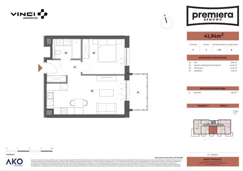 Plan 2 pok. 42m²