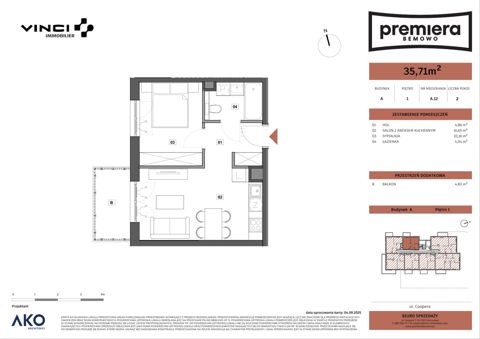 Plan 2 pok. 36m²