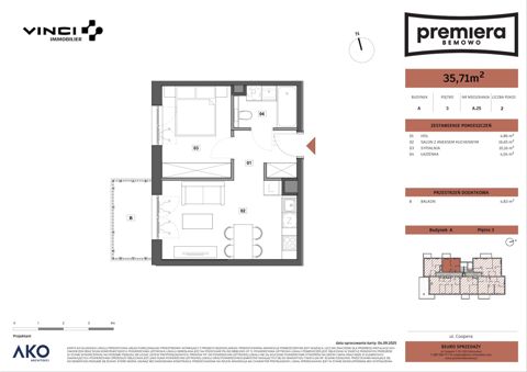 Plan 2 pok. 36m²