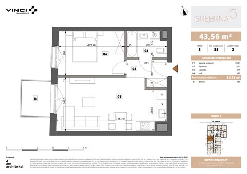 Plan 2 pok. 44m²