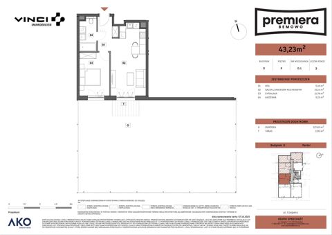 Plan 2 pok. 43m²