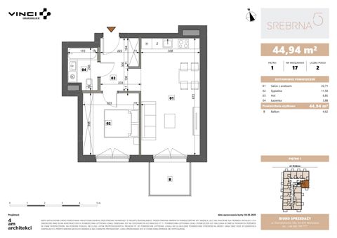 Plan 2 pok. 45m²