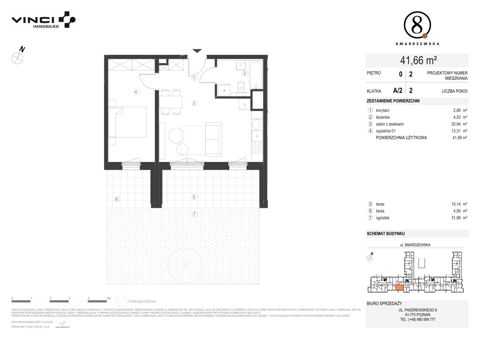 Plan 2 pok. 42m²