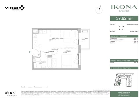 Plan 2 pok. 38m²