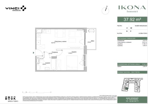 Plan 2 pok. 38m²