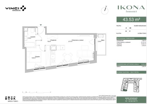 Plan 2 pok. 44m²