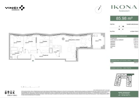 Plan 4 pok. 86m²