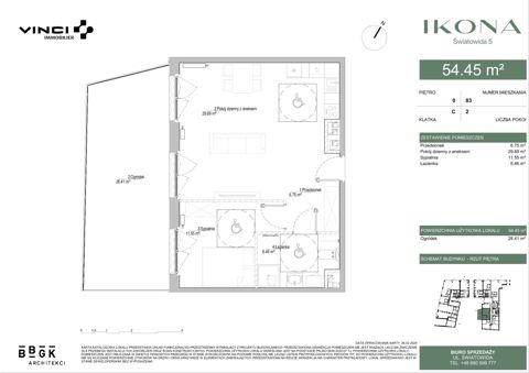 Plan 2 pok. 54m²