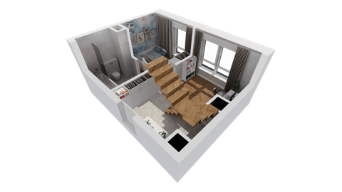 Plan 4 pok. 95m²