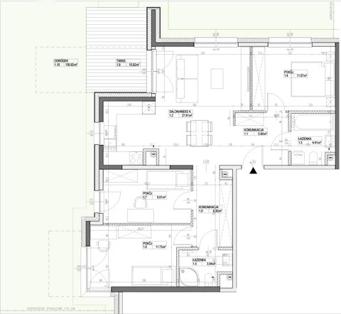 Plan 4 pok. 82m²
