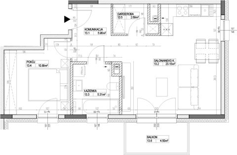 Plan 2 pok. 49m²