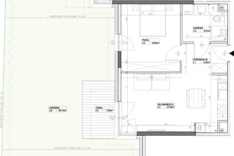 Plan 2 pok. 49m²