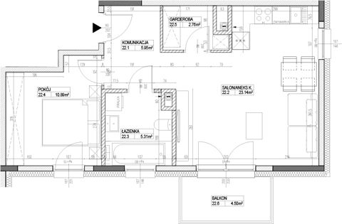Plan 2 pok. 49m²