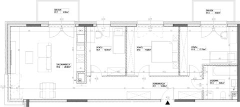 Plan 4 pok. 89m²