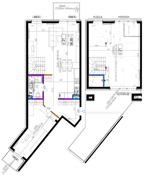 Plan 2 pok. 97m²