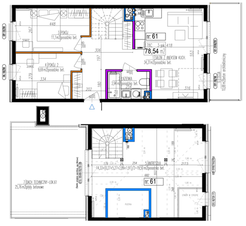 Plan 3 pok. 79m²