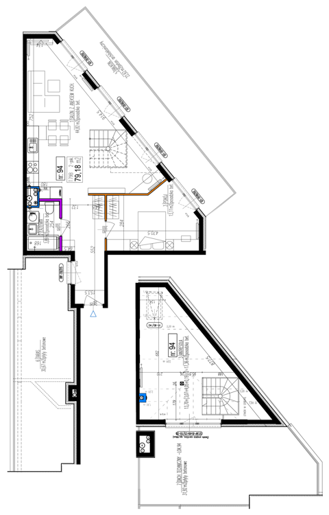 Plan 2 pok. 79m²