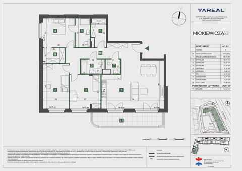 Plan 4 pok. 126m²