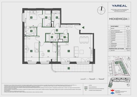 Plan 4 pok. 126m²