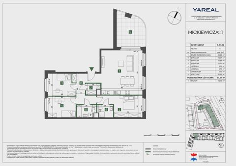 Plan 4 pok. 97m²