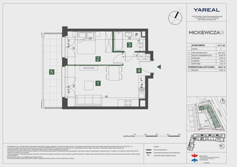 Plan 2 pok. 45m²