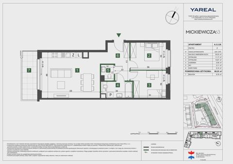 Plan 3 pok. 69m²