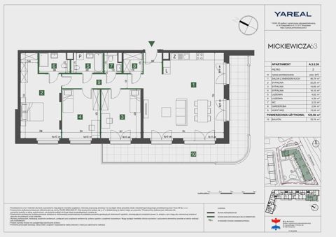 Plan 4 pok. 126m²