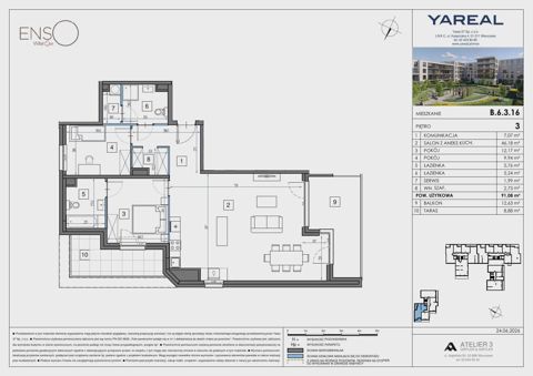 Plan 3 pok. 91m²