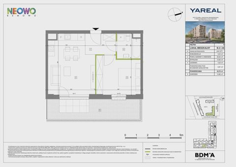 Plan 2 pok. 44m²