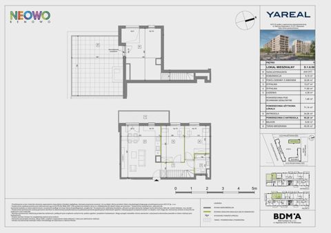 Plan 3 pok. 95m²