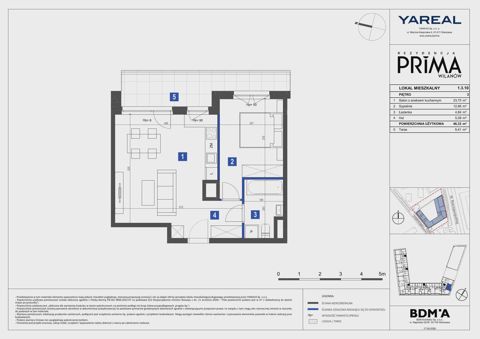 Plan 2 pok. 46m²
