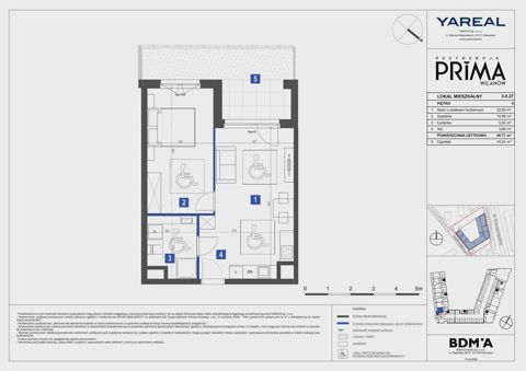 Plan 2 pok. 46m²