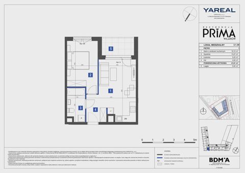 Plan 2 pok. 42m²