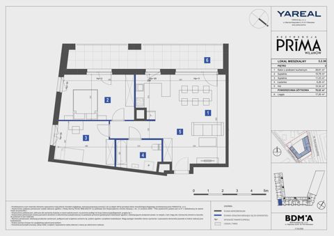 Plan 3 pok. 70m²
