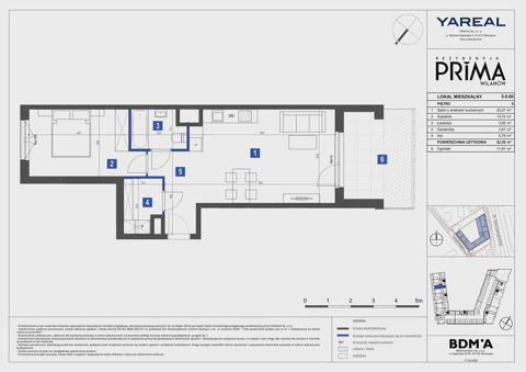 Plan 2 pok. 52m²