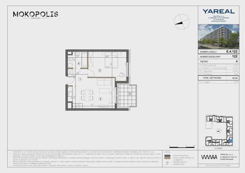 Plan 2 pok. 43m²