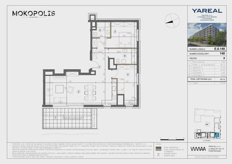 Plan 3 pok. 78m²