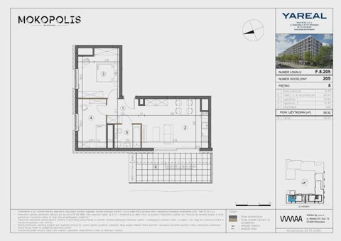 Plan 3 pok. 59m²