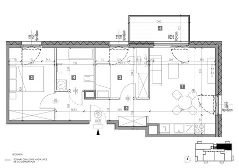 Plan 3 pok. 53m²