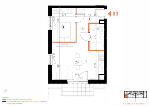 Plan 2 pok. 38m²