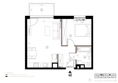 Plan 2 pok. 47m²