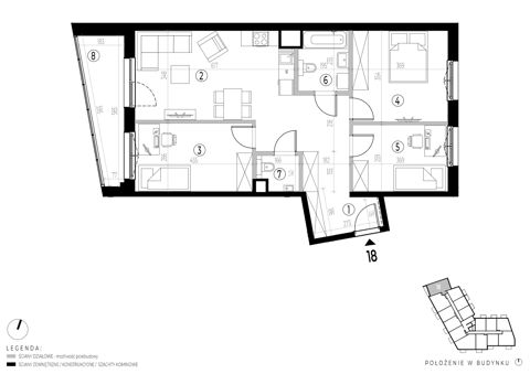 Plan 4 pok. 76m²
