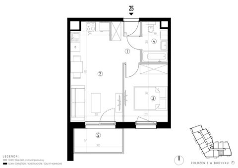 Plan 2 pok. 36m²