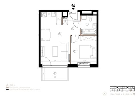 Plan 2 pok. 38m²